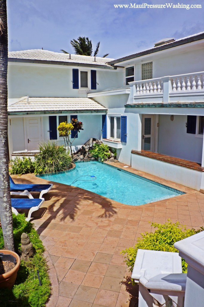 Pool cleaning from Maui Pressure Washing