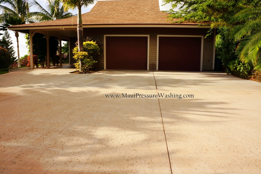 Clean concrete Maui